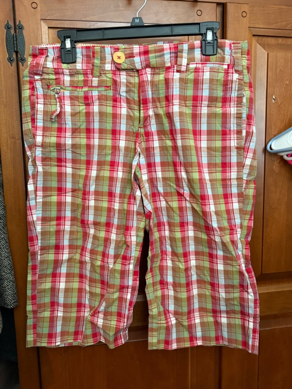 G1 Basic Goods Women’s Plaid Cotton Shorts 8 the awesome pockets!!!